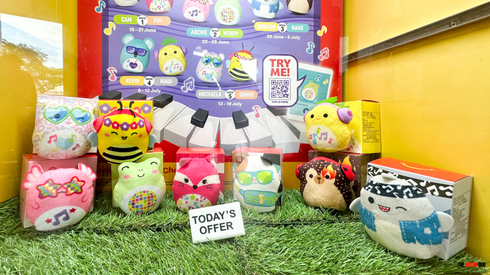 McDonald's Happy Meal Toys June and July Squishmallows TheWackyDuo